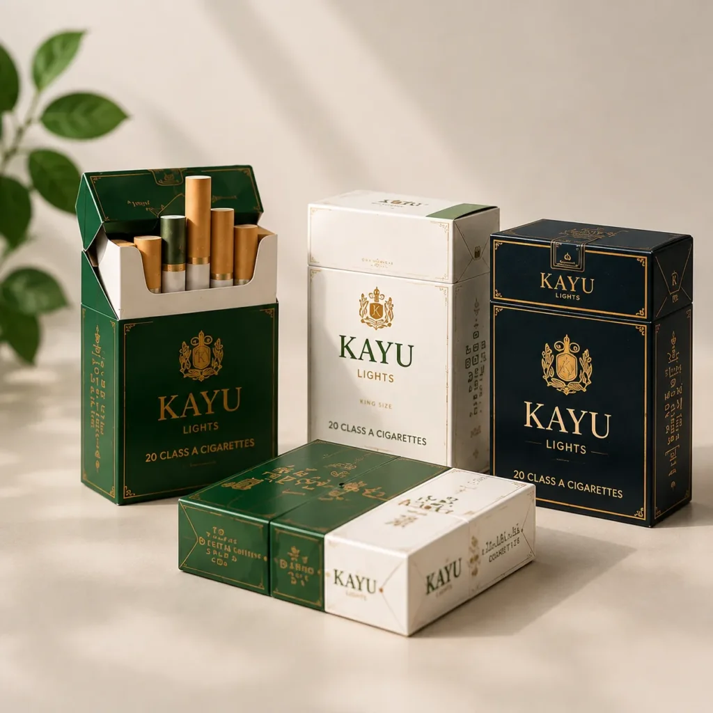Custom Cigarette Boxes | KAYU Packaging | Custom Labels stickers Cigarette Pouch Packaging | KAYU Packaging | Custom Labels stickers Cigarette Pouch Packaging