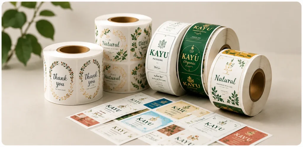 Custom Labels Stickers | KAYU Packaging | Custom Labels stickers Cigarette Pouch Packaging | KAYU Packaging | Custom Labels stickers Cigarette Pouch Packaging